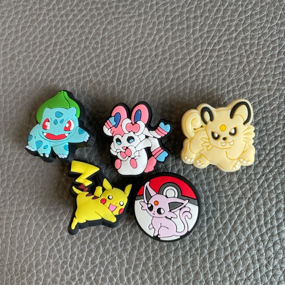 🆕 Pokemon Crocs Shoe Charms - Picture 1 of 1